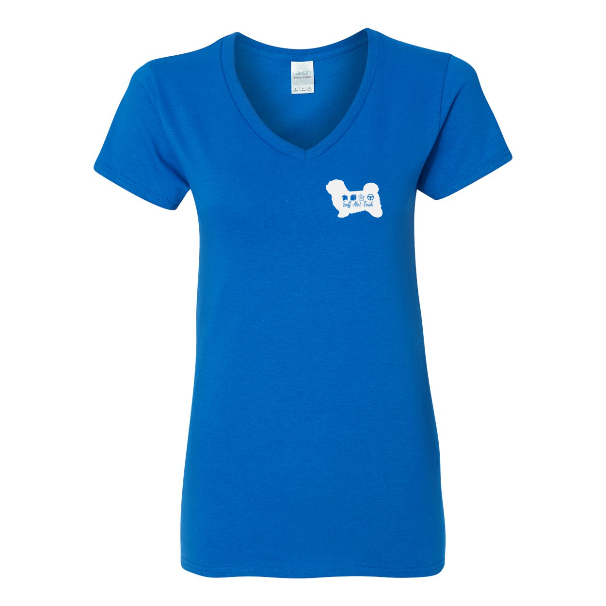 Havanese Scent F/B Women's V-Neck T-Shirt