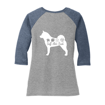 Akita Scent F/B 3/4-Sleeve Raglan