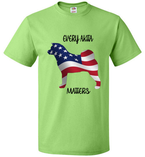 Youth Every Akita Matters Short Sleeve Shirt