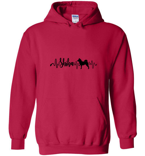 Shiba Heartbeat Long Sleeve & Hoodie