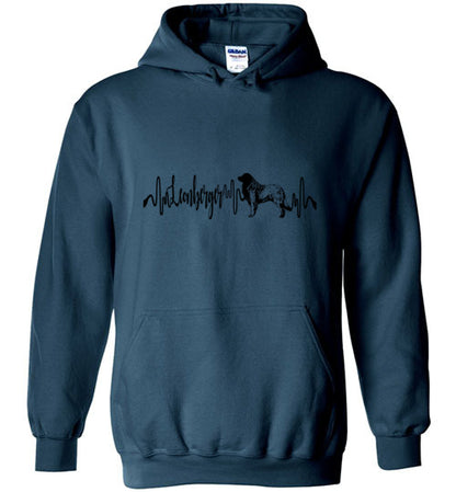 Leonberger Heartbeat Hoodie Unisex