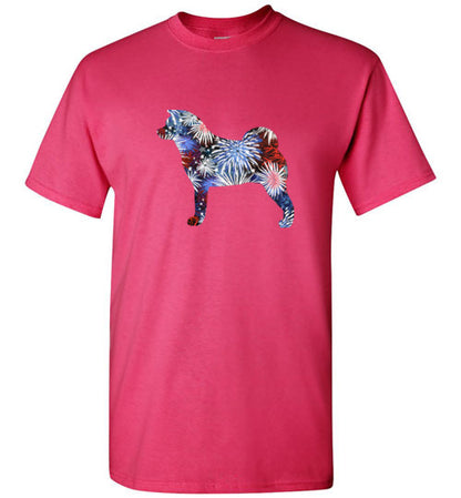 Akita Patriotic Youth Short Sleeve Shirt - WagALotBowWow