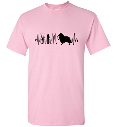 Sheltie Heartbeat Unisex Gildan Short-Sleeve T-Shirt