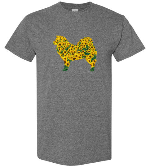 Sunflower Long Coat Unisex Gildan Short-Sleeve T-Shirt
