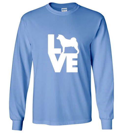 Gildan Long Sleeve Love Akita