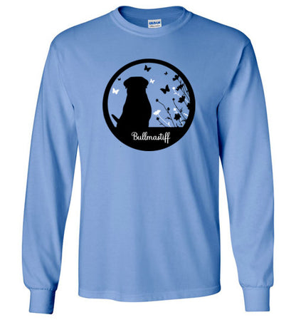 Bullmastiff Flowers Long Sleeve 2XL,3XL,4XL,5XL
