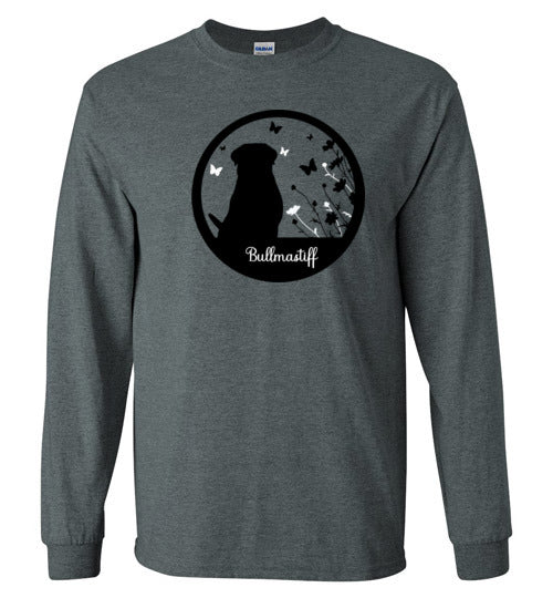 Bullmastiff Flowers Long Sleeve 2XL,3XL,4XL,5XL