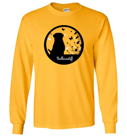 Bullmastiff Flowers Long Sleeve 2XL,3XL,4XL,5XL