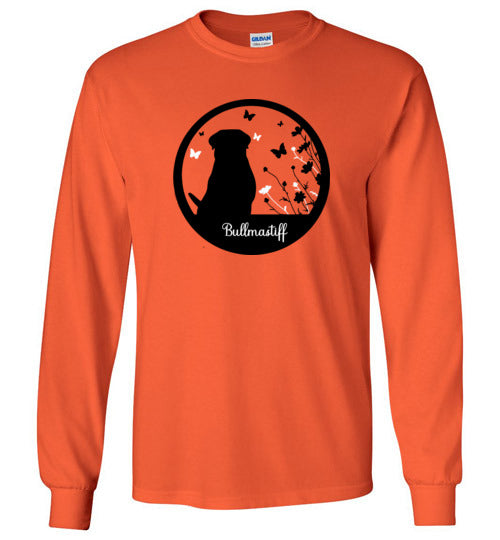 Bullmastiff Flowers Long Sleeve 2XL,3XL,4XL,5XL