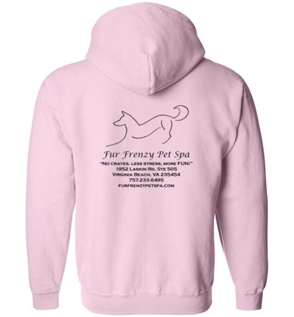 Fur Frenzy Pet Spa Unisex Gildan Zip Hoodie