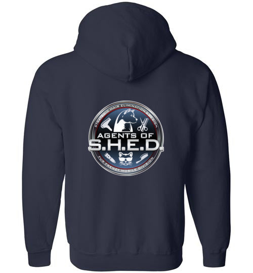 S.H.E.D Unisex Gildan Zip Hoodie