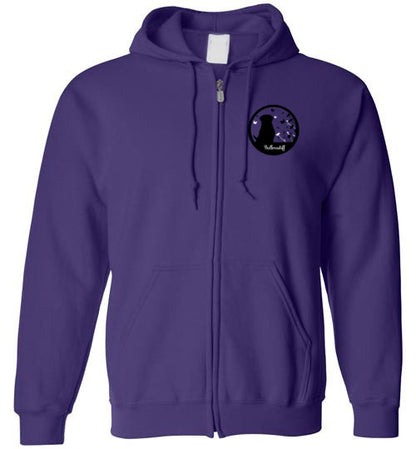 Bullmastiff Flowers Gildan Zip Hoodie S,M,L,XL