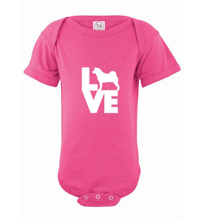 Infant/Toddler Akita Love Onsie