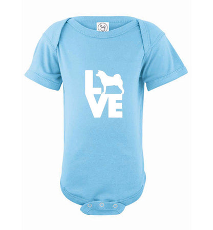 Infant/Toddler Akita Love Onsie