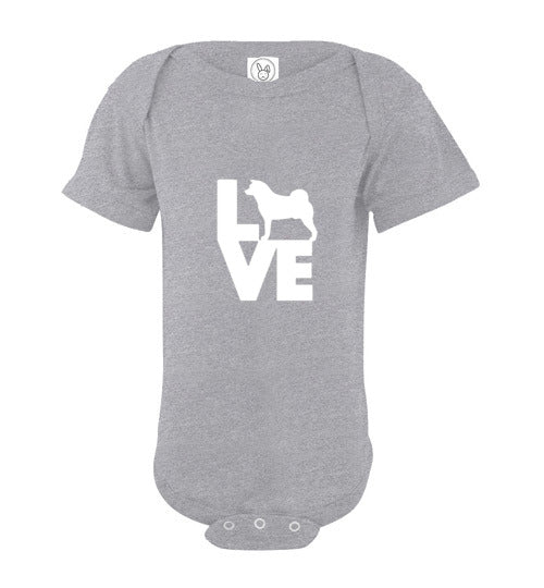 Infant/Toddler Akita Love Onsie