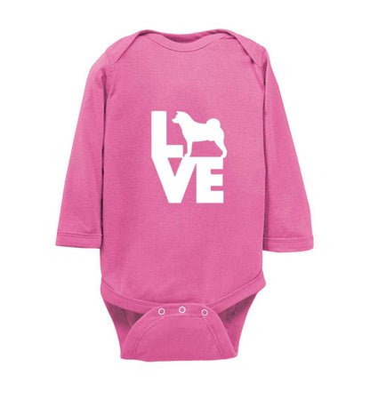 Infant/Toddler Akita Love Onsie