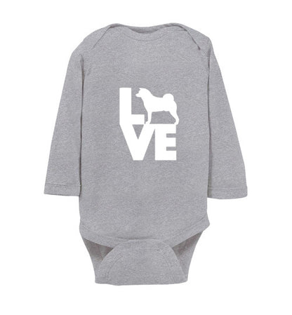 Infant/Toddler Akita Love Onsie