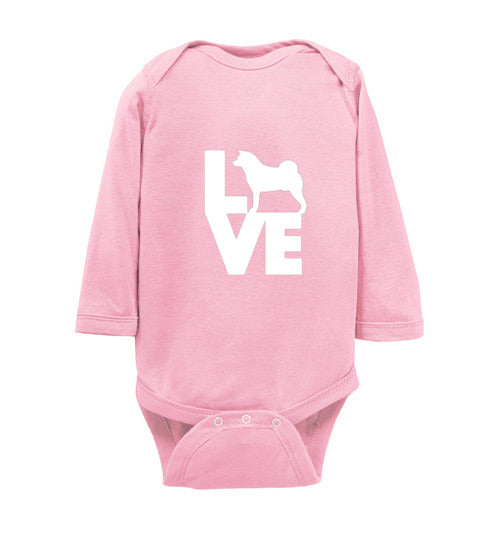 Infant/Toddler Akita Love Onsie