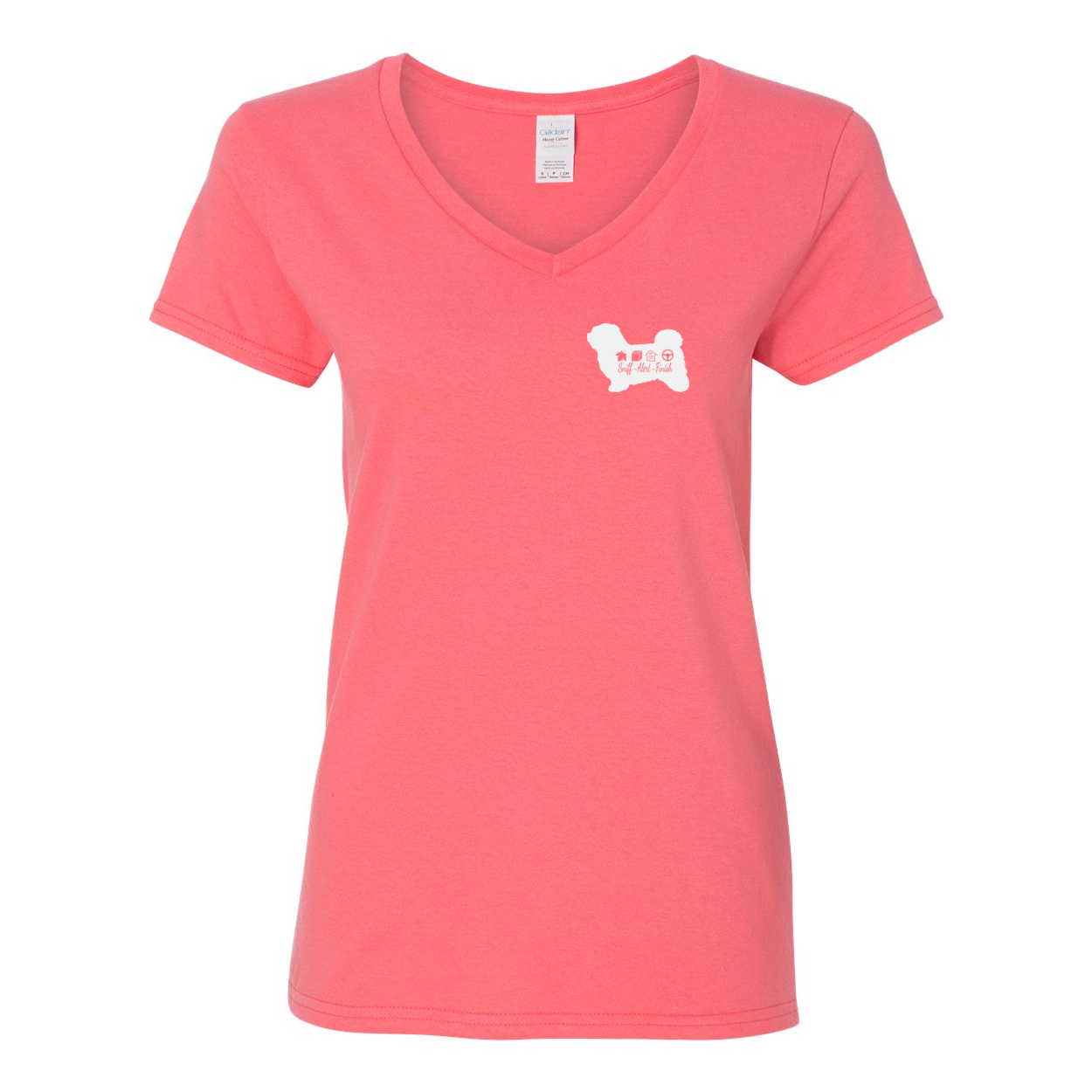 Havanese Scent F/B Women's V-Neck T-Shirt