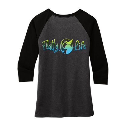 Flatty Life  3/4-Sleeve Raglan