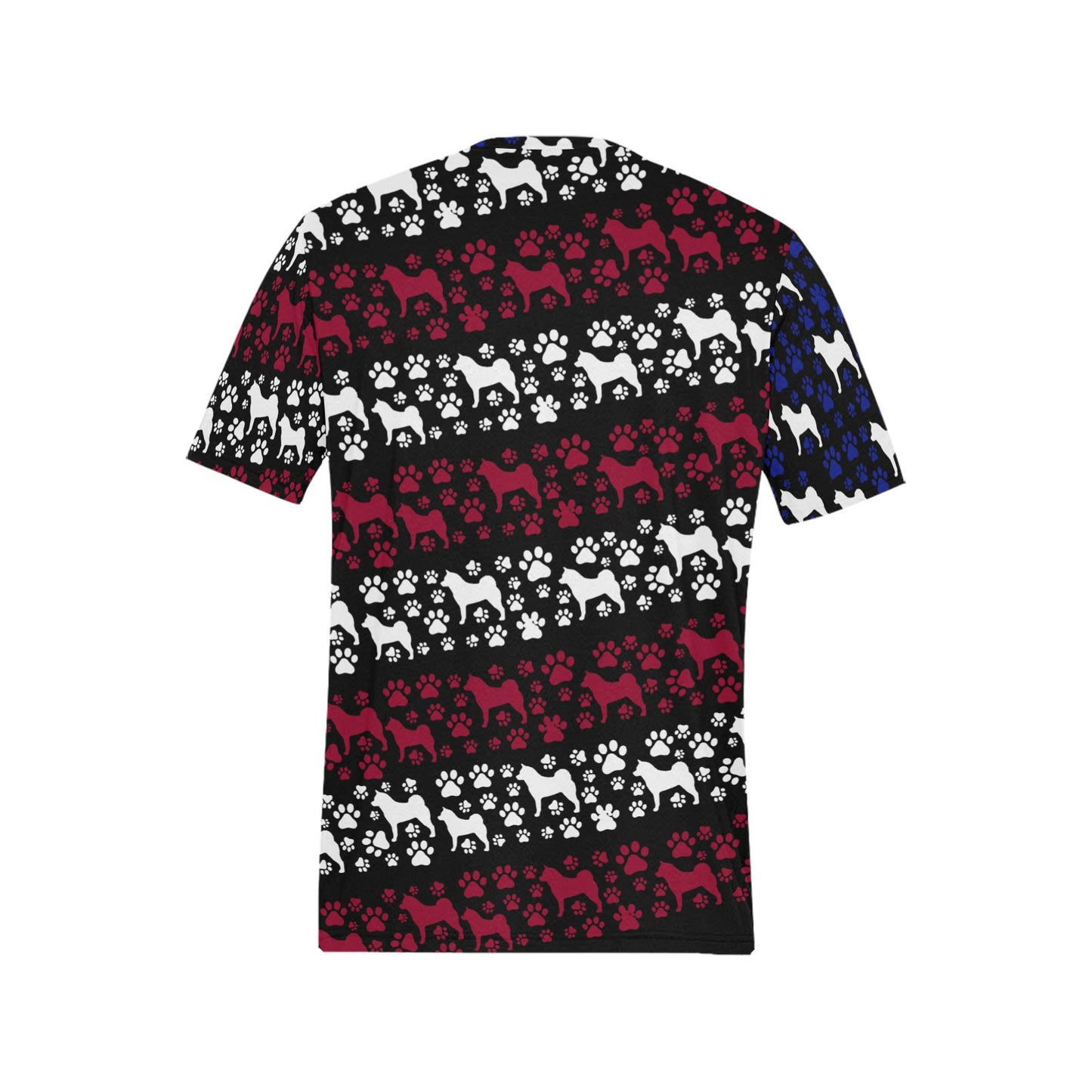 Akita USA Strips All Over Print T-Shirt