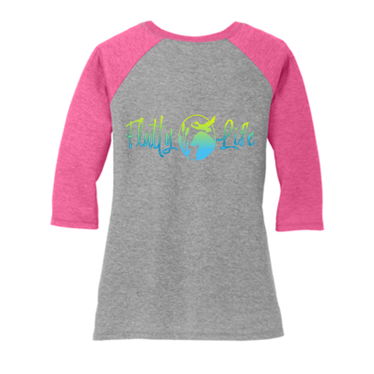 Flatty Life  3/4-Sleeve Raglan