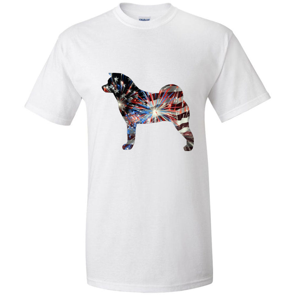 Patriotic Akita Gildan Unixsex Ultra Cotton T-Shirt