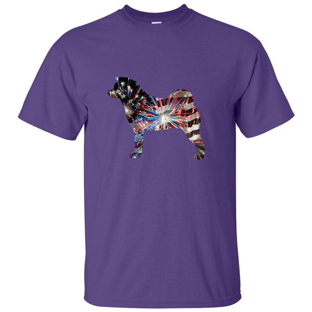 Patriotic Akita Gildan Unixsex Ultra Cotton T-Shirt