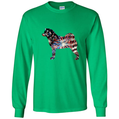 Patriotic Akita Gildan Unisex Ultra Cotton Long Sleeve T-Shirt