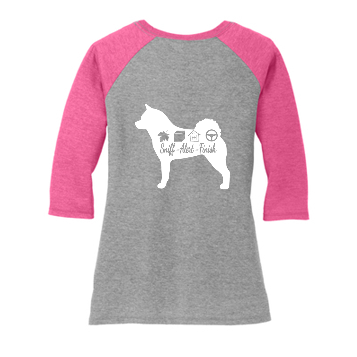 Akita Scent F/B 3/4-Sleeve Raglan