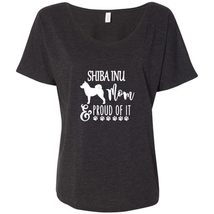 Shiba Mom Proud Women's Slouchy Tee