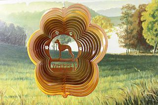 12"Dog Breed Wind Spinner - Copper