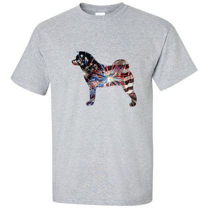 Patriotic Akita Gildan Unixsex Ultra Cotton T-Shirt