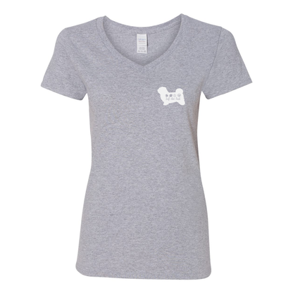 Havanese Scent F/B Women's V-Neck T-Shirt