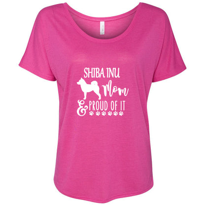 Shiba Mom Proud Women's Slouchy Tee