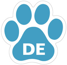 Dog Sport Mini 3" Paw Magnet