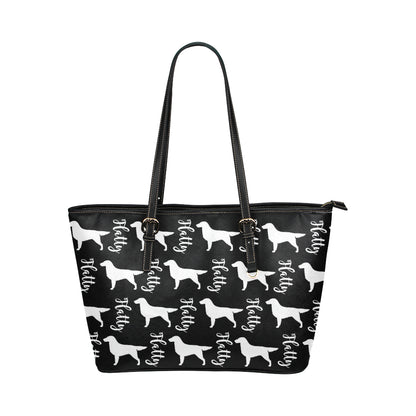 Flatty Leather Tote - WagALotBowWow