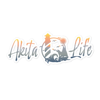 Akita Life Bubble-free stickers