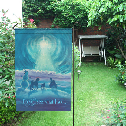 Do You See Garden Flag 12‘’x18‘’(Without Flagpole)