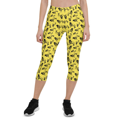 Leonberger Silhouette Capri Leggings