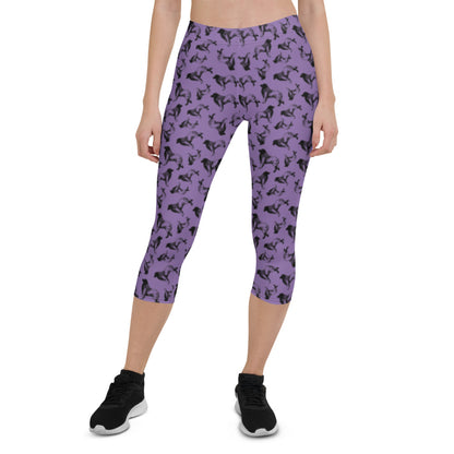 Leonberger Silhouette Capri Leggings