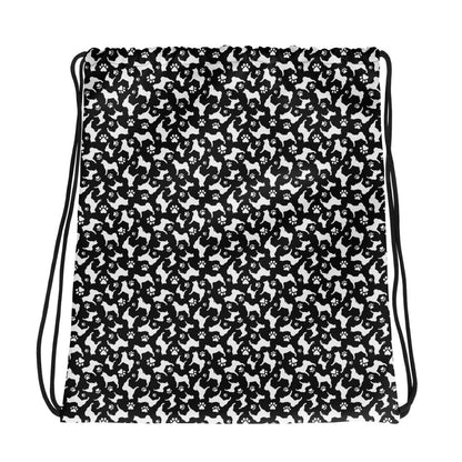 Akita Paw Drawstring bag