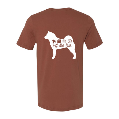 Akita Scent Sniff F/B Unisex SS Jersey Tee