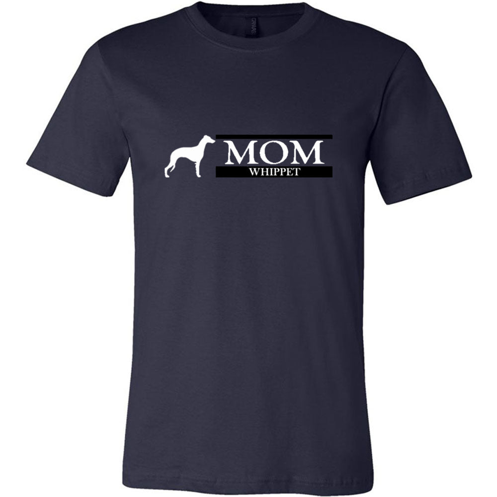 Whippet Mom White Unisex Short Sleeve Jersey Tee