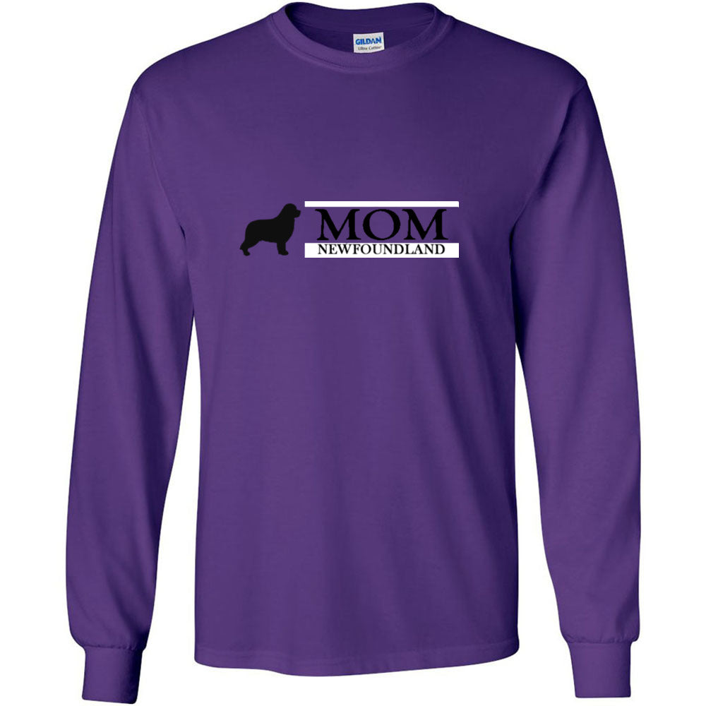 Newfoundland Mom Black Unisex Ultra Cotton Long Sleeve T-Shirt