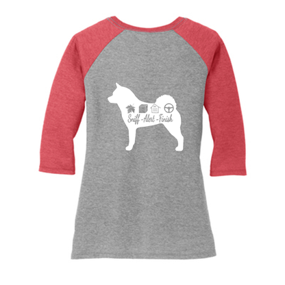 Akita Scent F/B 3/4-Sleeve Raglan