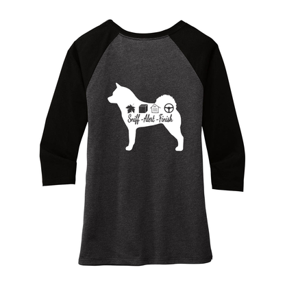 Akita Scent F/B 3/4-Sleeve Raglan