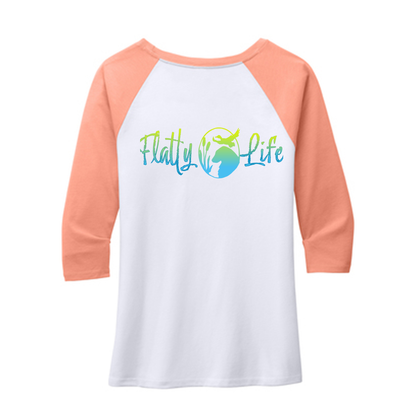 Flatty Life  3/4-Sleeve Raglan