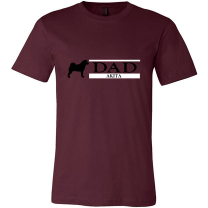 Akita Dad Unisex Short Sleeve Jersey Tee