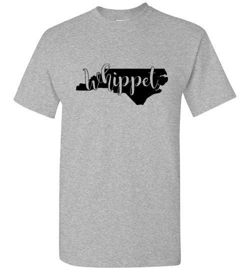 NC Whippet Gildan SS Unisex Adult & Youth Unisex TShirt Black Print